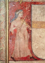 The Female Saints at the Tomb and the Resurrection (detail)